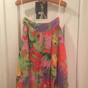 Vintage Moda Sheer Wraparound Skirt